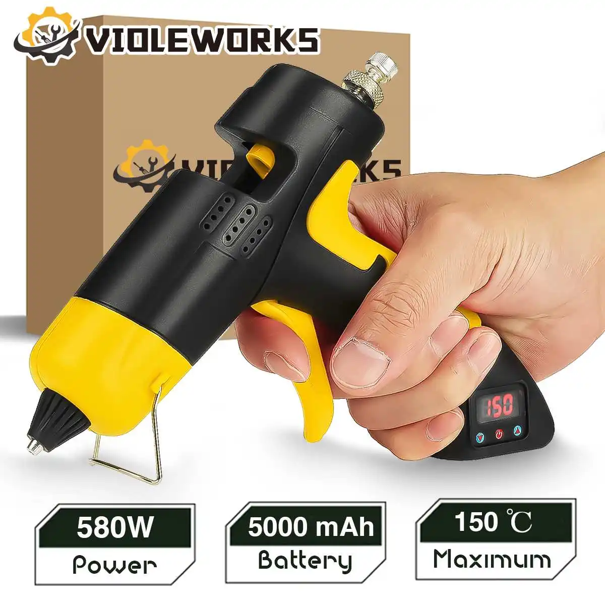 Пистолет клеевой Аккумуляторный с регулировкой температуры, 7 мм, 580 Вт
Пистолет клеевой Аккумуляторный с регулировкой температуры, 7 мм, 580 Вт