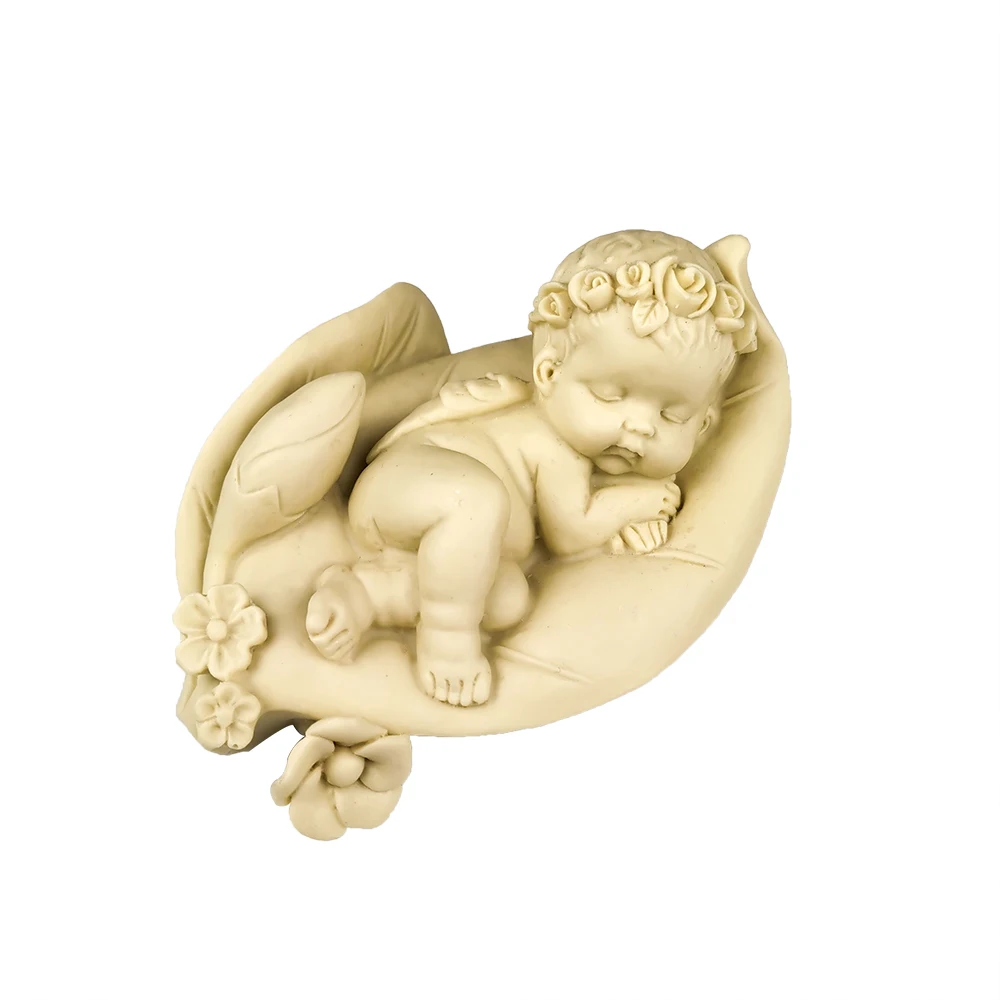 3D Little Angle Baby Shape Silicone Mold Cake Candle Soap Plaster Resin Mould DIY Aromatherarpy Household Decoration Craft Tools
3D Little Angle Baby Shape Silicone Mold Cake Candle Soap Plaster Resin Mould DIY Aromatherarpy Household Decoration Craft Tools