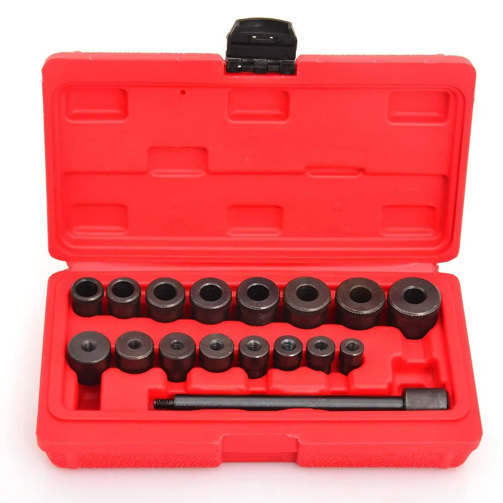 17pc Universal Clutch Aligning Car Van Mechanics Garage Kit Alignment Profesional Auto Car Repair Tool Set
17pc Universal Clutch Aligning Car Van Mechanics Garage Kit Alignment Profesional Auto Car Repair Tool Set