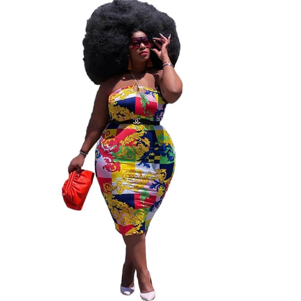 RStylish Plus Size Fashion Vintage Print Sleeveless Halter Neck Backless Bodycon Women 2021 Summer Elegant Midi Dress
RStylish Plus Size Fashion Vintage Print Sleeveless Halter Neck Backless Bodycon Women 2021 Summer Elegant Midi Dress