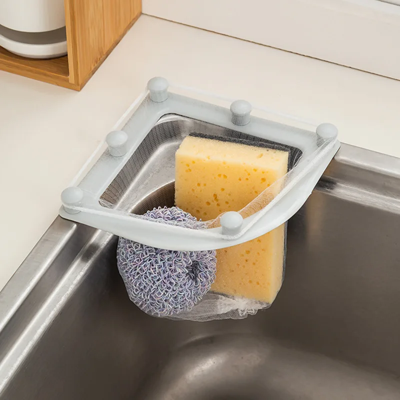 Inverted Triangular Hanging Drain Net Bag with Bracket Kitchen Sink Leftovers Soup Filter Bag Vegetable Washing sale
Inverted Triangular Hanging Drain Net Bag with Bracket Kitchen Sink Leftovers Soup Filter Bag Vegetable Washing sale
