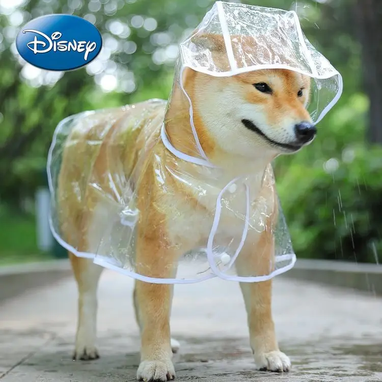 Disney Transparent Dog Raincoat Large and Medium-sized Dog Samoyed Teddy Bichon Golden Retriever Waterproof Pet Clothes Poncho
Disney Transparent Dog Raincoat Large and Medium-sized Dog Samoyed Teddy Bichon Golden Retriever Waterproof Pet Clothes Poncho