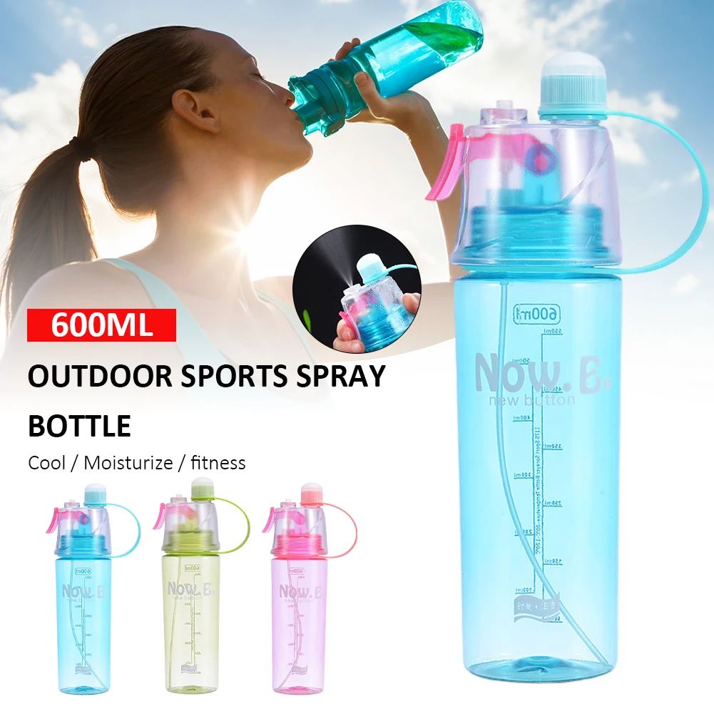 New 600Ml 3 Color Solid Plastic Spray Cool Summer Sport Water Bottle Portable Climbing Outdoor Bike Shaker My Water Bottles
New 600Ml 3 Color Solid Plastic Spray Cool Summer Sport Water Bottle Portable Climbing Outdoor Bike Shaker My Water Bottles