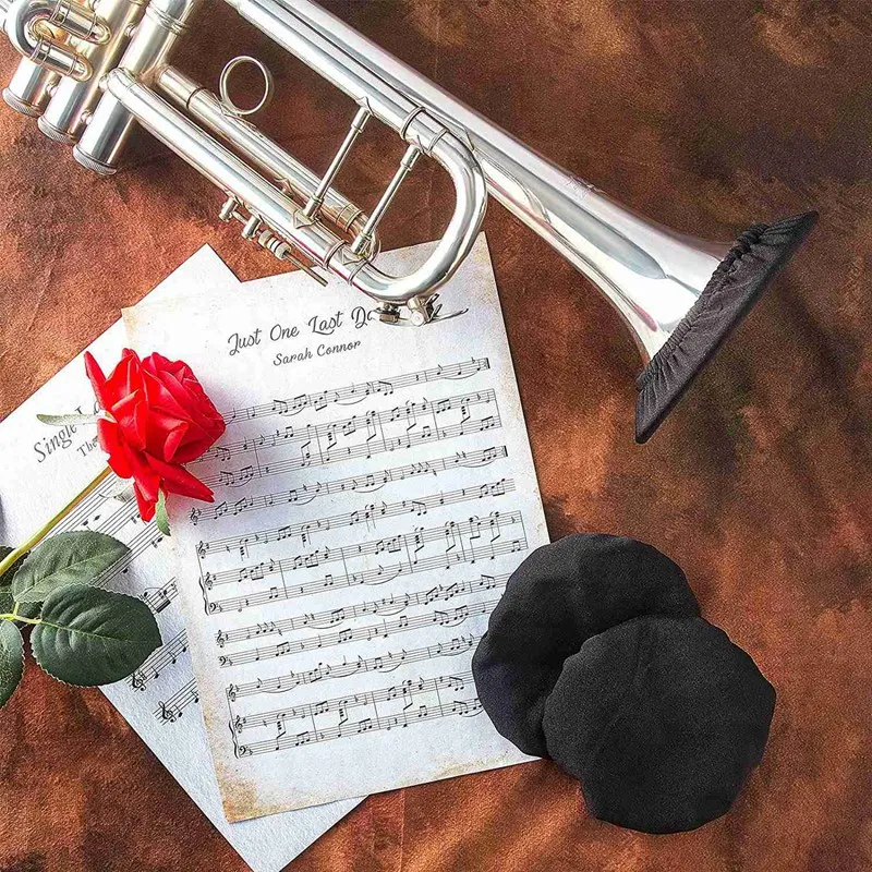 4 Pieces 5 Inch Instrument Bell Cover Washable Bell Cover for Trumpet Alto Saxophone
4 Pieces 5 Inch Instrument Bell Cover Washable Bell Cover for Trumpet Alto Saxophone