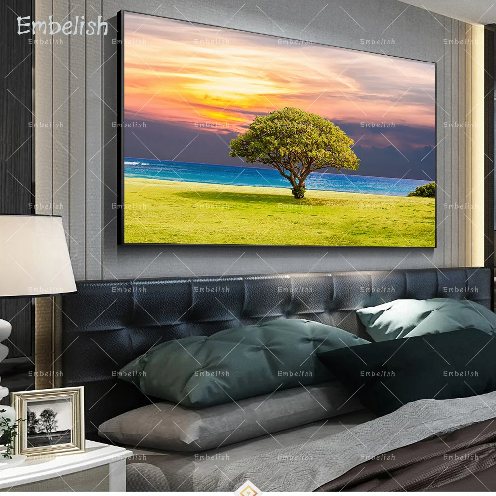 1 Pieces Sunrise Green Tree Beautiful Landscape Wall Art Posters For Living Room Modern Home Decor HD Canvas Paintings Pictures
1 Pieces Sunrise Green Tree Beautiful Landscape Wall Art Posters For Living Room Modern Home Decor HD Canvas Paintings Pictures