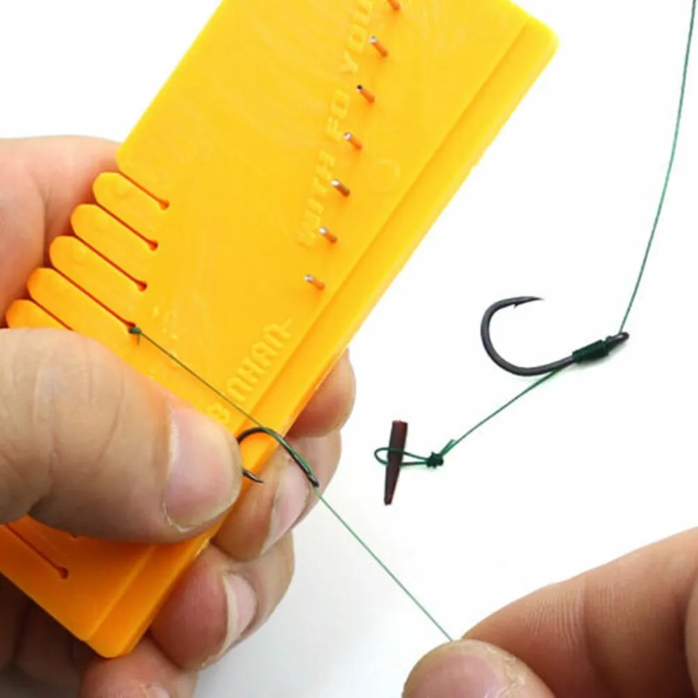 1PC Carp Fishing Accessories Hair Gauge For Hair Rigs Measurement Tool Coarse Method Feeder Tackle Tail Wire Binding Device Tool
1PC Carp Fishing Accessories Hair Gauge For Hair Rigs Measurement Tool Coarse Method Feeder Tackle Tail Wire Binding Device Tool