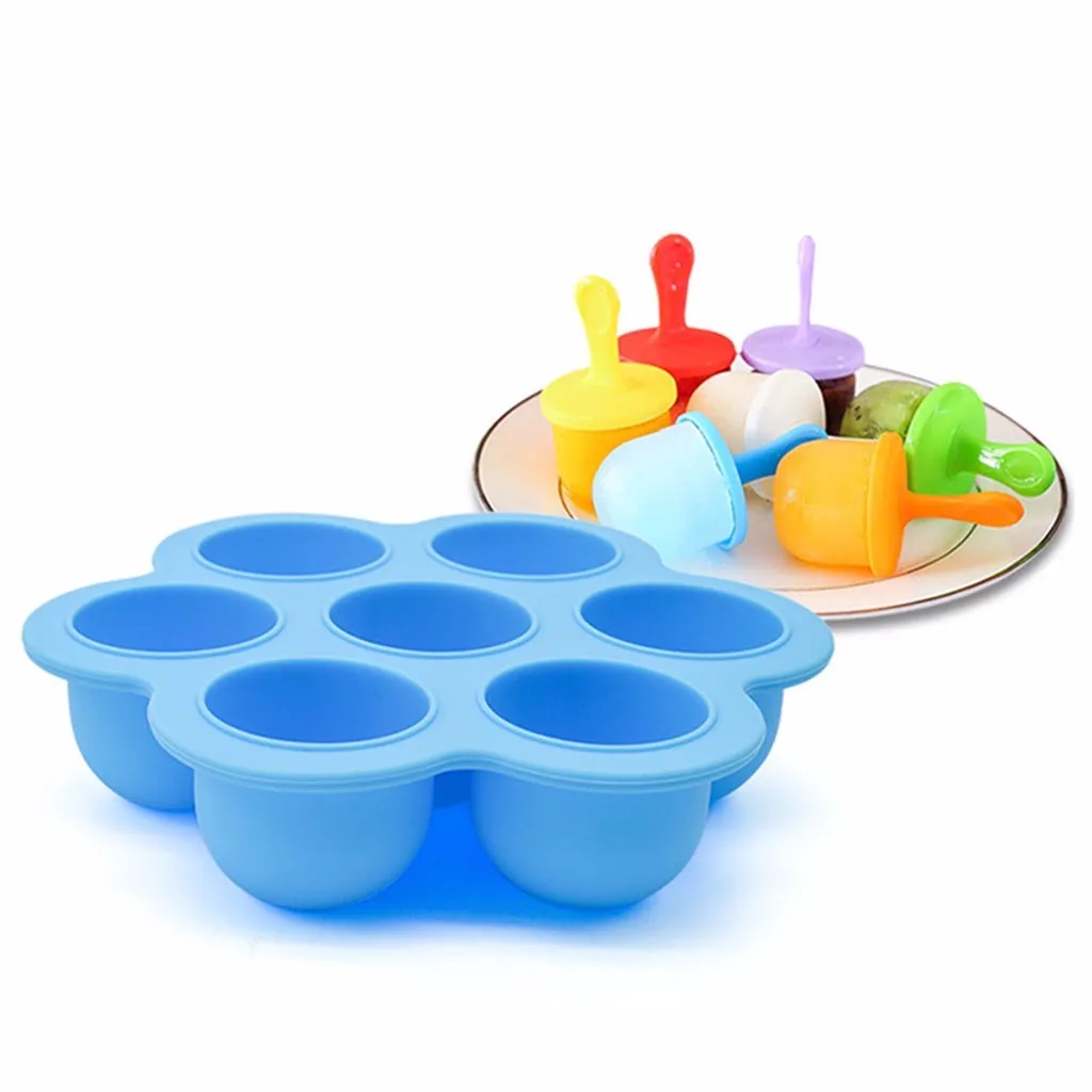 Colorful Diy Silicone 7 Hole Popsicle Mold Ice Molds Classic Molds Trays Reusable Kitchen Dining Special Tools Accessories 
Colorful Diy Silicone 7 Hole Popsicle Mold Ice Molds Classic Molds Trays Reusable Kitchen Dining Special Tools Accessories