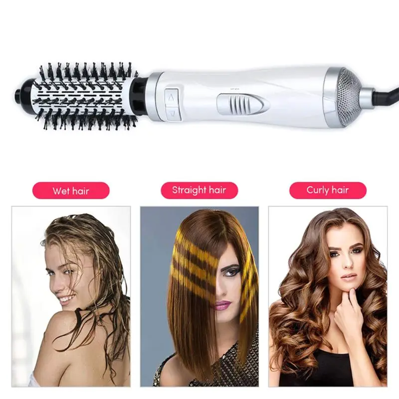 2 in 1 Rotating Brush Ceramic Hair Straightener Curler Styler Salon Styling Tool
2 in 1 Rotating Brush Ceramic Hair Straightener Curler Styler Salon Styling Tool