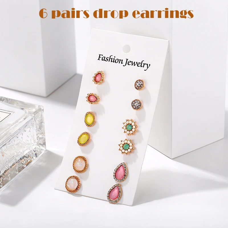 Drop Earrings Bohemian For Women Elegant Mini Water Studs,Cute High Quality Daily Jewelry,Colorful Aesthetic Party Earrings
Drop Earrings Bohemian For Women Elegant Mini Water Studs,Cute High Quality Daily Jewelry,Colorful Aesthetic Party Earrings