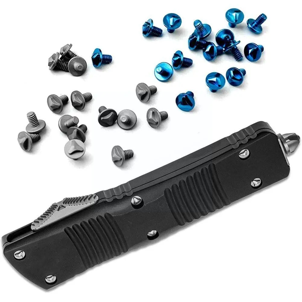 10pcs Cnc Alloy Knife Handle Screws For Microtec Combat Knives Diy Making Repair Nail Rivet Parts Accessories R2z0
10pcs Cnc Alloy Knife Handle Screws For Microtec Combat Knives Diy Making Repair Nail Rivet Parts Accessories R2z0
