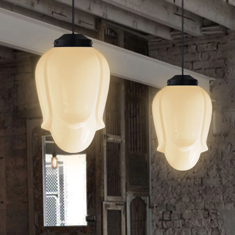 White Glass Pendant Lamp Art Deco Vintage Nordic Light Hotel Restaurant Cafe Dinning Room Modern PARISIAN ECOLE Milk Lighting
White Glass Pendant Lamp Art Deco Vintage Nordic Light Hotel Restaurant Cafe Dinning Room Modern PARISIAN ECOLE Milk Lighting