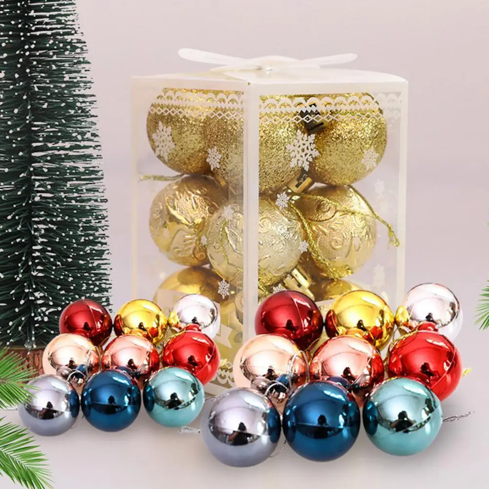80%HOT12Pcs/1 Box Plastic Xmas Ball Vibrant Color Glitter Powder Glossy Christmas Ball With Hanging Rope for Xmas Tree
80%HOT12Pcs/1 Box Plastic Xmas Ball Vibrant Color Glitter Powder Glossy Christmas Ball With Hanging Rope for Xmas Tree