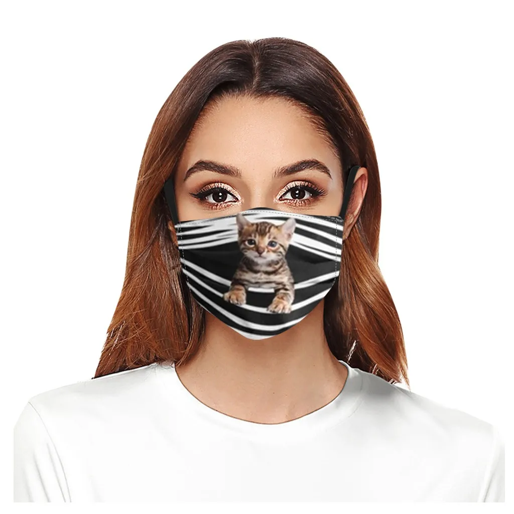 Universal General Cat Print Masks Adjustable Earloop Outdoor Washable Reusable Outdoor Breathable Mask With Filters Mascarilla
Universal General Cat Print Masks Adjustable Earloop Outdoor Washable Reusable Outdoor Breathable Mask With Filters Mascarilla