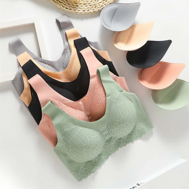 3PCS Sexy Crop Top Women Seamless Bras For Women Beha Plus Size Bra Wireless Brassiere Push Up Women's Vest Bh Comfort Bra Pads
3PCS Sexy Crop Top Women Seamless Bras For Women Beha Plus Size Bra Wireless Brassiere Push Up Women's Vest Bh Comfort Bra Pads