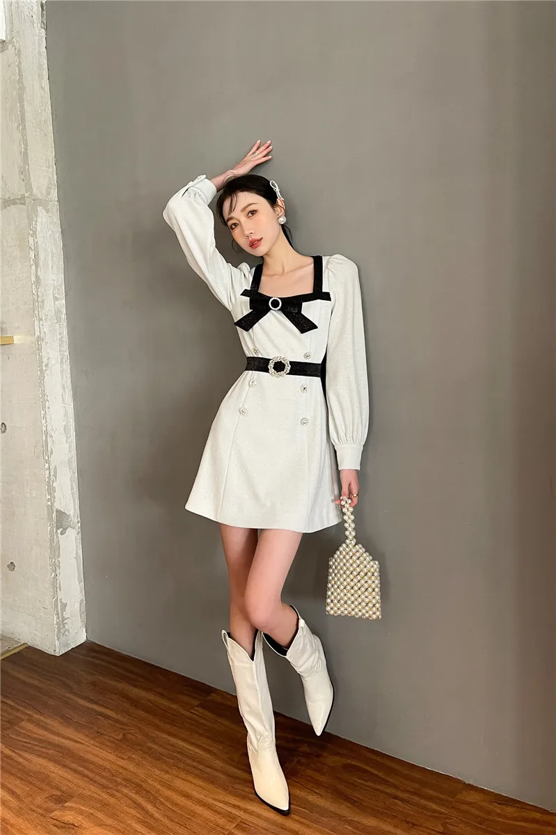 Bornladies 2021 Spring Japanese Korean Trendy Outfits Dress Bowknot Black White Contrast Color Birthday Party Night Dresses
Bornladies 2021 Spring Japanese Korean Trendy Outfits Dress Bowknot Black White Contrast Color Birthday Party Night Dresses