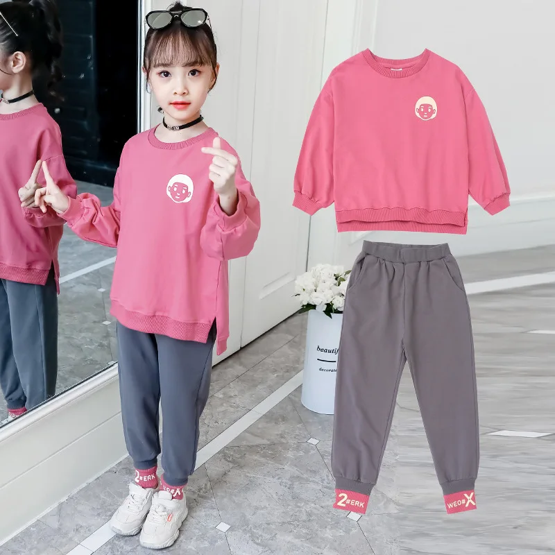 Children's clothing girls autumn suit 2021 new big children spring and autumn children's sports two-piece suit
Children's clothing girls autumn suit 2021 new big children spring and autumn children's sports two-piece suit