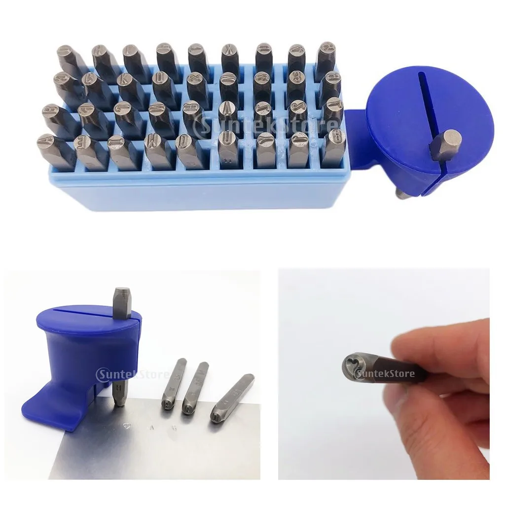 38pcs Steel Printing Punch Alphabet Letter Stamp Set DIY Leather Craft Tools Kit 
38pcs Steel Printing Punch Alphabet Letter Stamp Set DIY Leather Craft Tools Kit