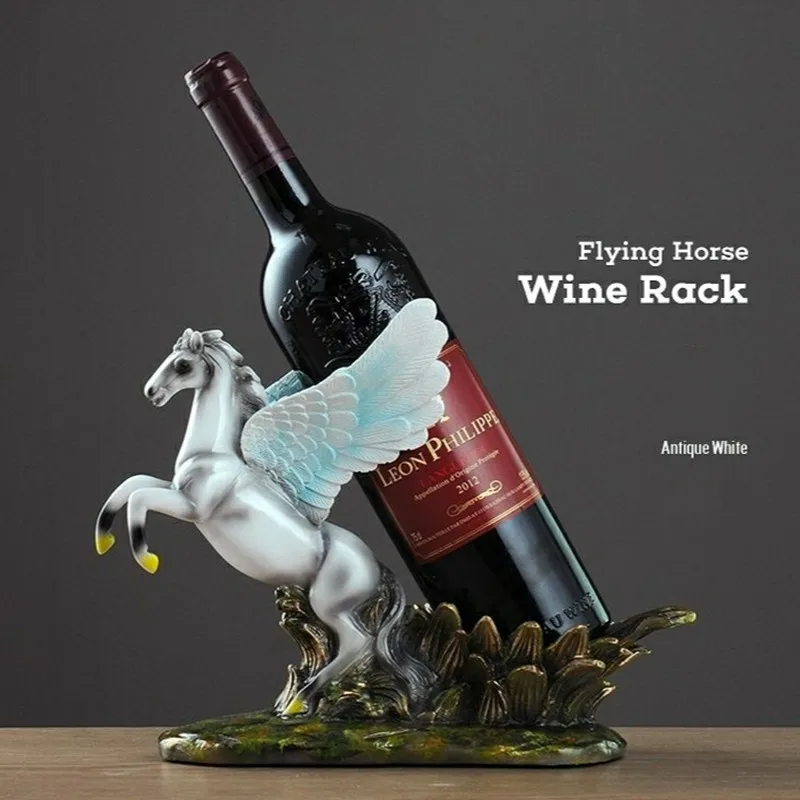 Flying Horse Wine Rack Cabinet Decoration Animal Horse Ornament Red Wine Rack Modern Home Decor Accessories New Home Gift
Flying Horse Wine Rack Cabinet Decoration Animal Horse Ornament Red Wine Rack Modern Home Decor Accessories New Home Gift