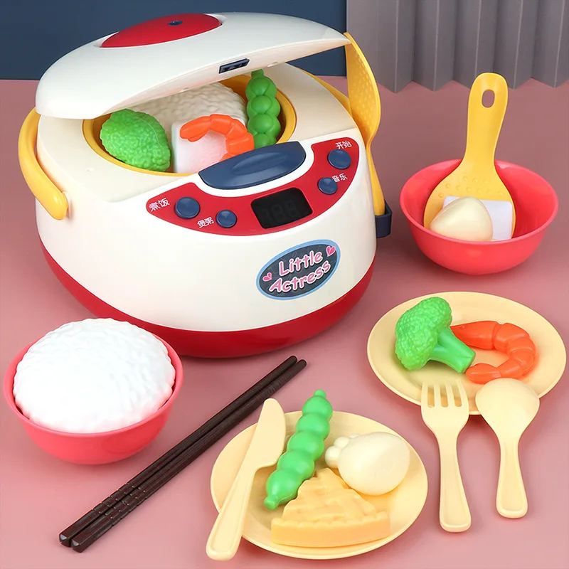 Simulation Electric Rice Cooker Toys Kids Kitchen Educational Toys Mini Furniture Kitchen Food Pretend Play House Role Playing
Simulation Electric Rice Cooker Toys Kids Kitchen Educational Toys Mini Furniture Kitchen Food Pretend Play House Role Playing