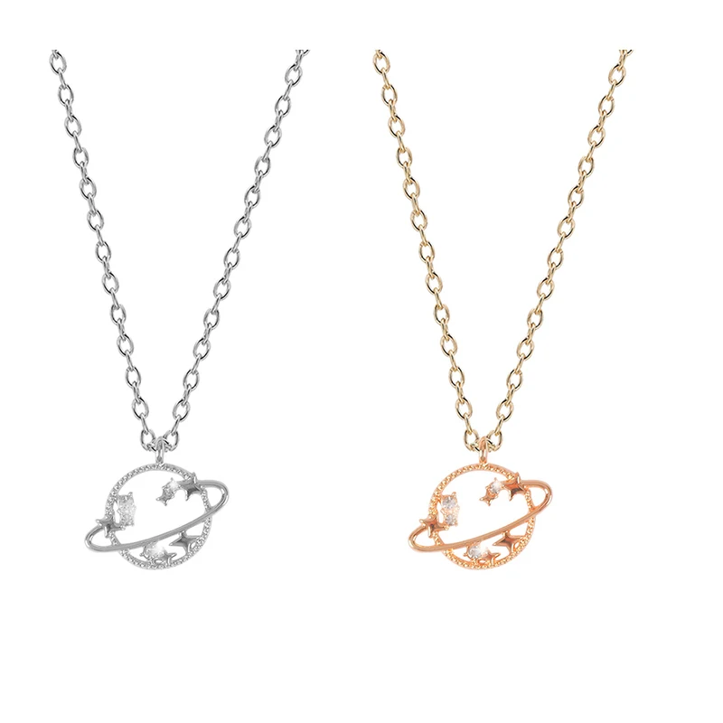 Fashionable Simple Surrounding Planet Hollow Pendant Necklace Female Clavicle Chain Girlfriend Birthday Gift Jewelry Choker 2020
Fashionable Simple Surrounding Planet Hollow Pendant Necklace Female Clavicle Chain Girlfriend Birthday Gift Jewelry Choker 2020