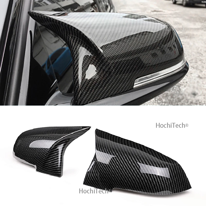 2 шт. крышка для зеркала заднего вида углеродная черная BMW серии 1 3 4 X M 220i 328i 420i F20 F21