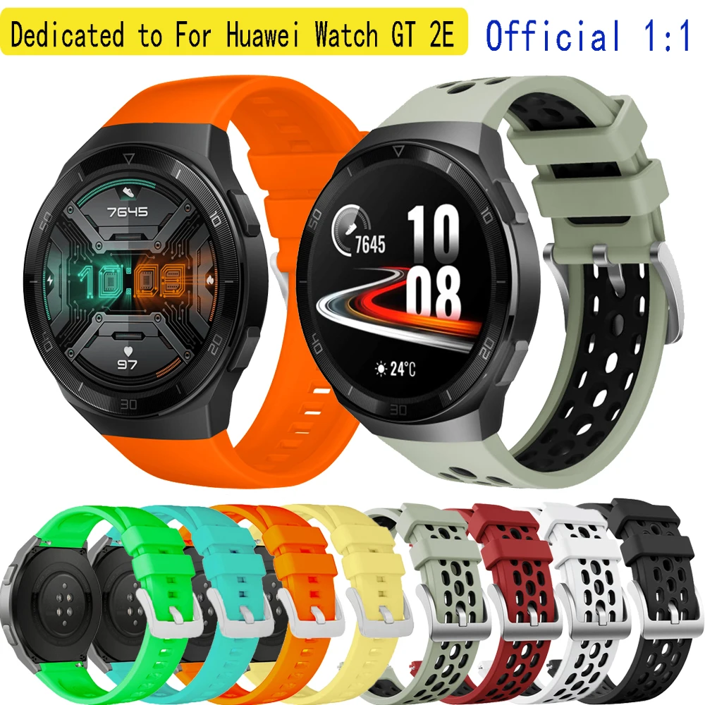 Ремешок силиконовый для Huawei Watch GT 2e, спортивный браслет для быстрой установки, 1:1
Ремешок силиконовый для Huawei Watch GT 2e, спортивный браслет для быстрой установки, 1:1