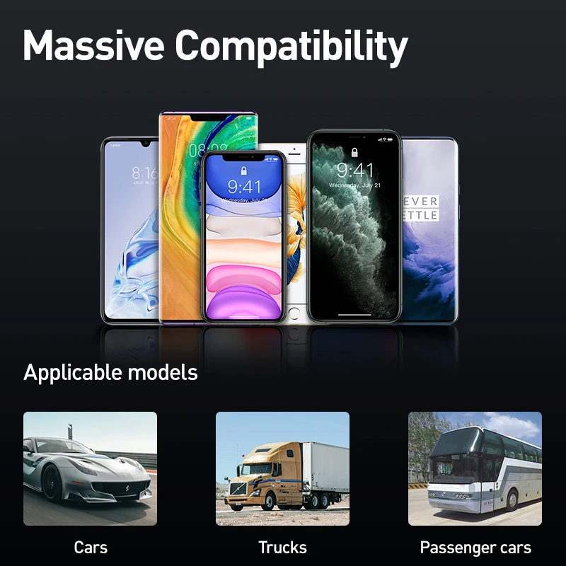 Baseus FM Transmitter Car Wireless Bluetooth 5.0 FM Radio Modulator Car Kit 3.1A USB Car Charger Handsfree Aux Audio MP3 Player
Baseus FM Transmitter Car Wireless Bluetooth 5.0 FM Radio Modulator Car Kit 3.1A USB Car Charger Handsfree Aux Audio MP3 Player