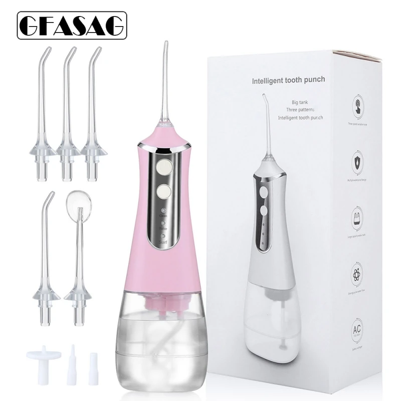 Ирригатор для полости рта GFASAG, 350 мл, с 5 насадками
Ирригатор для полости рта GFASAG, 350 мл, с 5 насадками