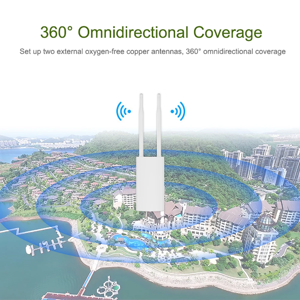 Wireless Wi-Fi Router High Power Wi-Fi Amplifier Biuld in PA 500mW 300Mbps Outdoor Wide-Area Router With 360-Degree Antenn
Wireless Wi-Fi Router High Power Wi-Fi Amplifier Biuld in PA 500mW 300Mbps Outdoor Wide-Area Router With 360-Degree Antenn