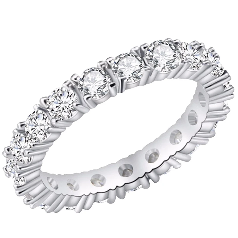 New Brand Jewelry White Color Inlay Cubic Zirconia Unique Shaped Ring For Women Wedding Engagement Size
New Brand Jewelry White Color Inlay Cubic Zirconia Unique Shaped Ring For Women Wedding Engagement Size
