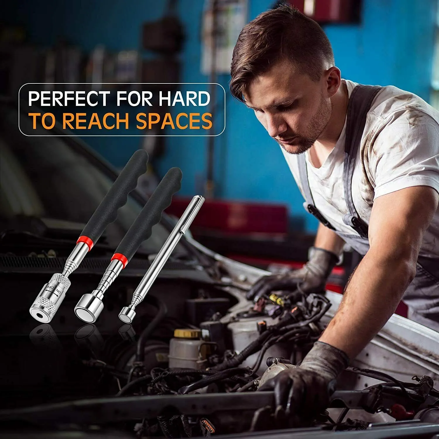 Telescopic Adjustable Magnetic Pick-Up Rod Stick With Light Extendable Long Reach Pen Handy Repair Tool For Picking Up Nuts
Telescopic Adjustable Magnetic Pick-Up Rod Stick With Light Extendable Long Reach Pen Handy Repair Tool For Picking Up Nuts