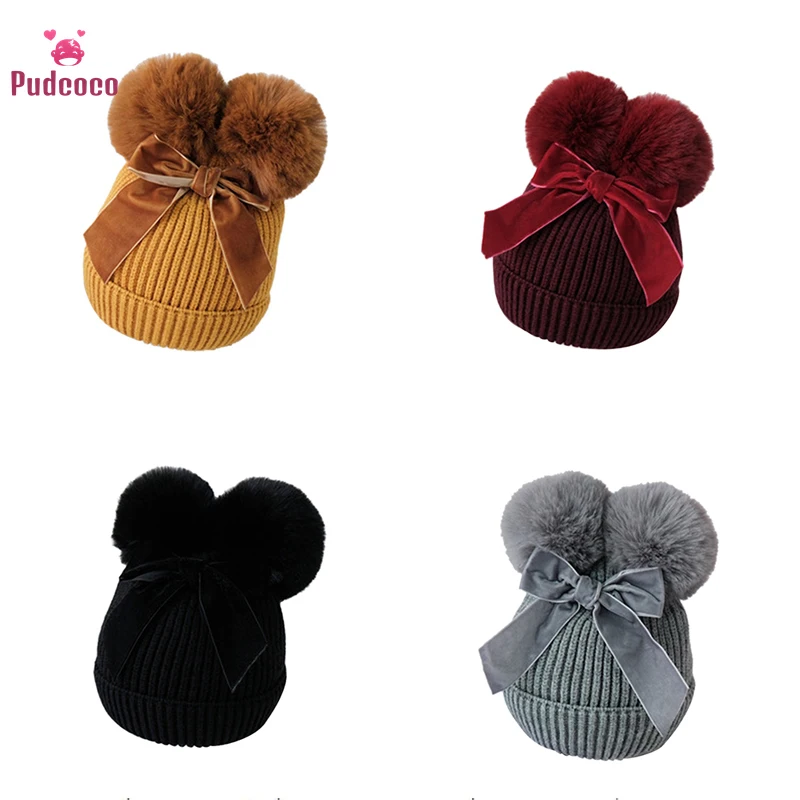 Children Beanie Cap Infant Bonnet Casquette Enfant Stuff Double Pompom Hat Winter Knitted Kids Baby Girl Hat Baby Warm Thicker
Children Beanie Cap Infant Bonnet Casquette Enfant Stuff Double Pompom Hat Winter Knitted Kids Baby Girl Hat Baby Warm Thicker
