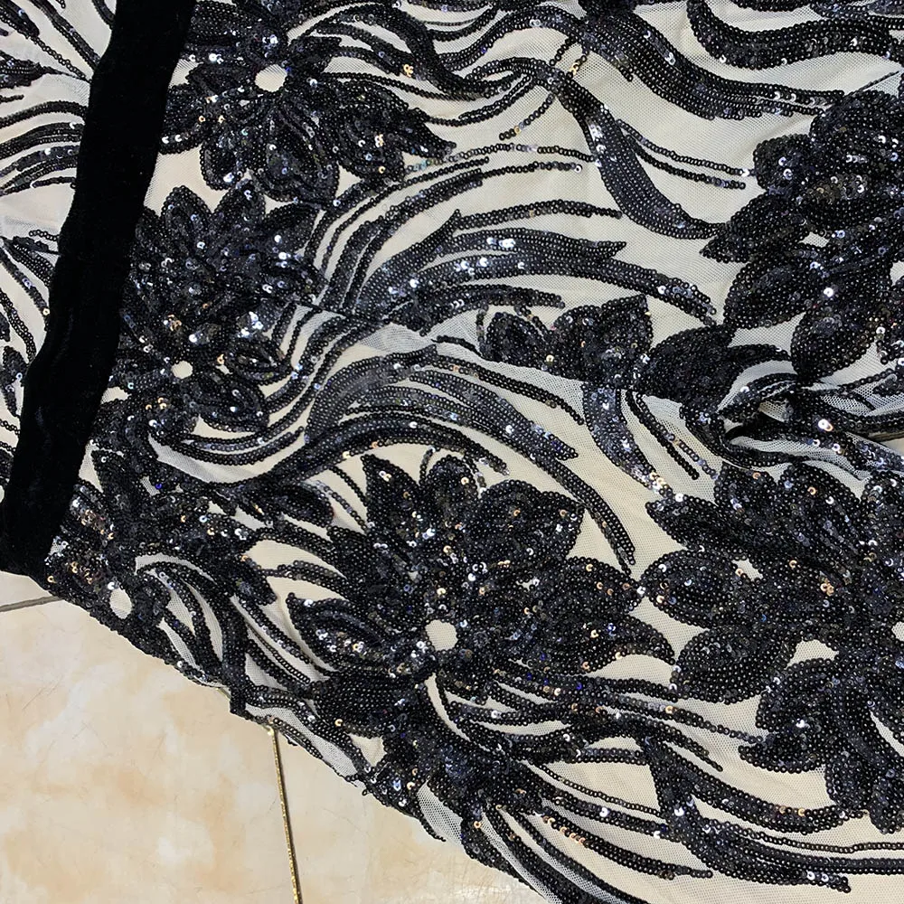 Ocstrade Bodycon Jumpsuit Sexy Sequin Black Bodycon Jumpsuit 2021 New Women Embroidery Celebrity Evening Party Clubwear Jumpsuit 
Ocstrade Bodycon Jumpsuit Sexy Sequin Black Bodycon Jumpsuit 2021 New Women Embroidery Celebrity Evening Party Clubwear Jumpsuit