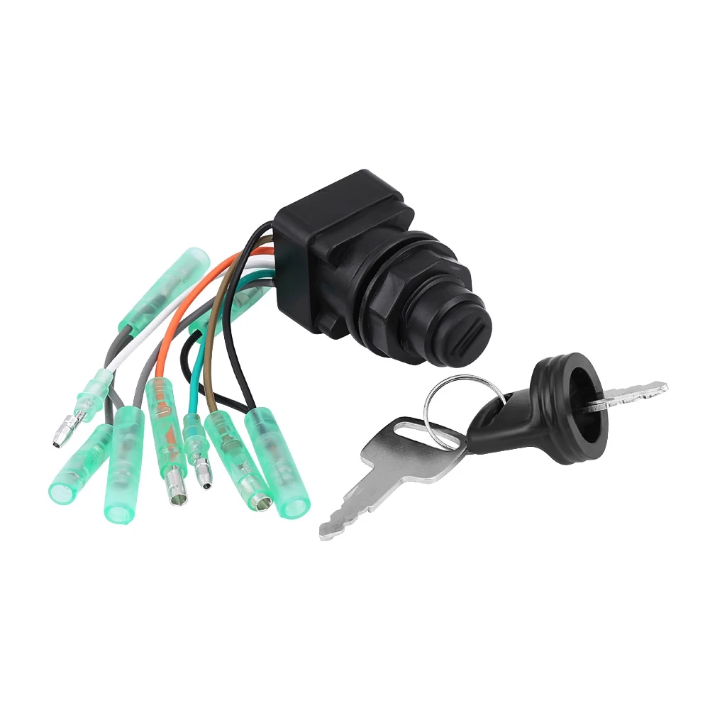 Motor Ignition Key Switch Assembly for Suzuki Outboard Control Box 37110-99E00 37110-92E01
Motor Ignition Key Switch Assembly for Suzuki Outboard Control Box 37110-99E00 37110-92E01