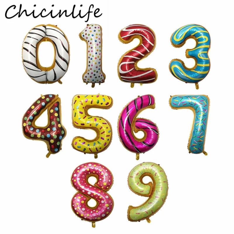 Chicinlife 1 шт. 42 дюйма цифры-пончики, фольгированный шар, украшение для вечеринки в честь Дня рождения ребенка, первый 2-й день рождения, Пончик, в...
Chicinlife 1 шт. 42 дюйма цифры-пончики, фольгированный шар, украшение для вечеринки в честь Дня рождения ребенка, первый 2-й день рождения, Пончик, в...