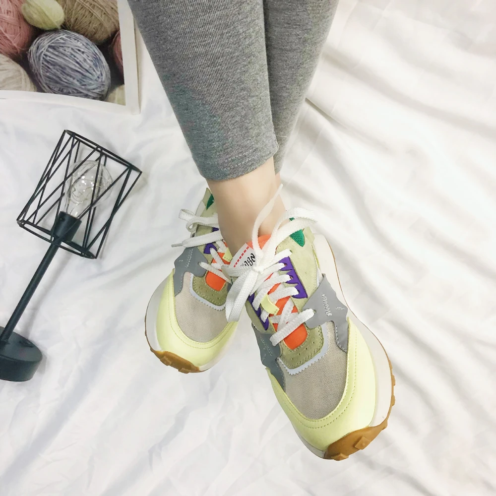 New Fashion Sneakers Women Breathable Running shoes Spring Autumn 2020 Woman Platform Sneakers Lace up Casual shoes 35-40 DEEZLA
New Fashion Sneakers Women Breathable Running shoes Spring Autumn 2020 Woman Platform Sneakers Lace up Casual shoes 35-40 DEEZLA