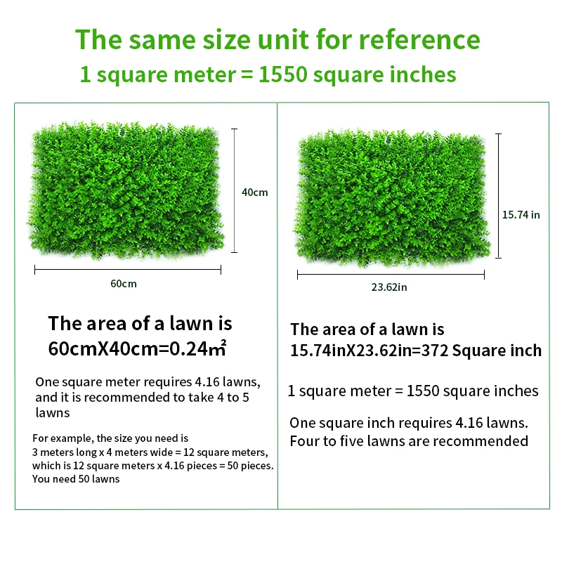 Искусственное растение на стену газон 40x6 см Фотофон домашний сад магазин