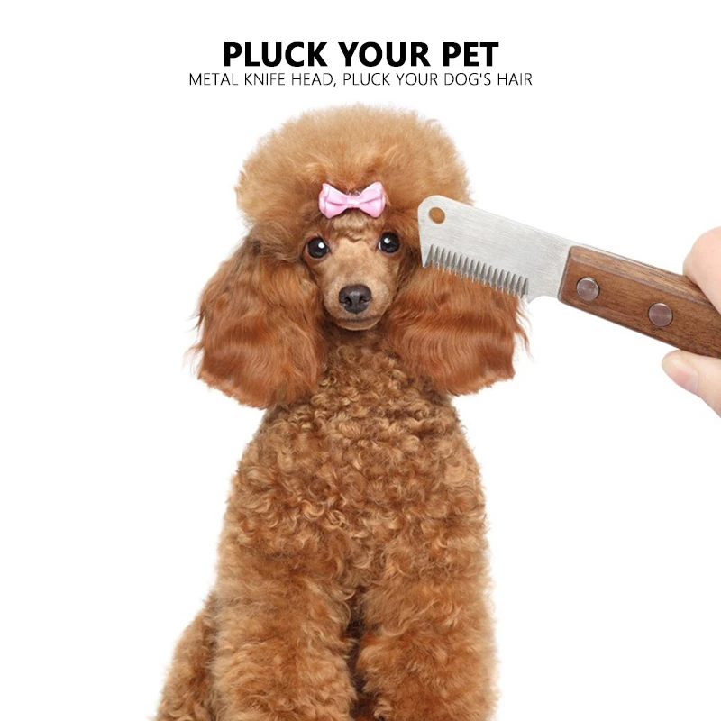 Dog Comb Stainless Steel Wooden Handle Stripping Knife Pet Hair Remover Grooming Tools Undercoat Brushes Pet Grooming Tools
Dog Comb Stainless Steel Wooden Handle Stripping Knife Pet Hair Remover Grooming Tools Undercoat Brushes Pet Grooming Tools