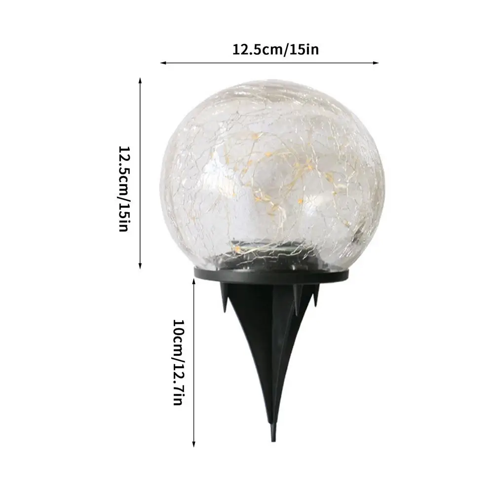 Garden Solar Light Ball Outdoor LED Lawn Lamp Decorative Cracked Glass Ball Light For Patio Courtyard Landscape Lighting
Garden Solar Light Ball Outdoor LED Lawn Lamp Decorative Cracked Glass Ball Light For Patio Courtyard Landscape Lighting