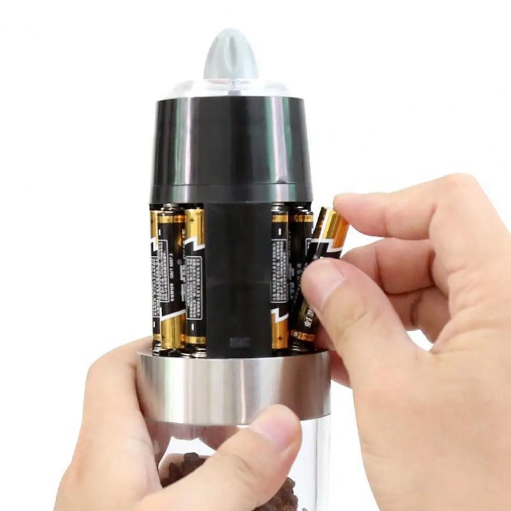 Pepper grinder, large capacity, simple and convenient operation, ABS electric spice grinder for outdoor barbecue in dormitory
Pepper grinder, large capacity, simple and convenient operation, ABS electric spice grinder for outdoor barbecue in dormitory