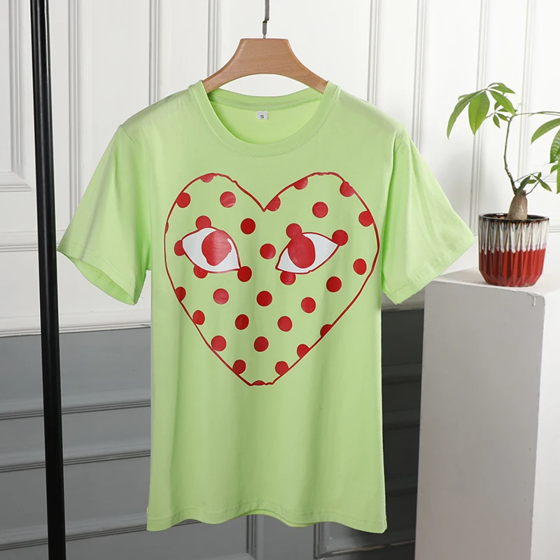 Couple T-Shirt 2021 Casual Love-Heart Breathable T-shirt Casual Summer Outfits For Man Women
Couple T-Shirt 2021 Casual Love-Heart Breathable T-shirt Casual Summer Outfits For Man Women