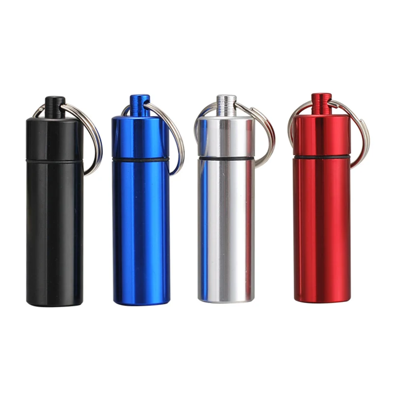 Portable Mini Pendant With Keychain Waterproof Tablet Storage Box Bottle Case Holder Pillbox Toothpick Box Samll Items Container
Portable Mini Pendant With Keychain Waterproof Tablet Storage Box Bottle Case Holder Pillbox Toothpick Box Samll Items Container