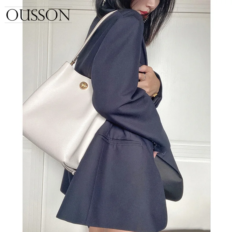 OUSSON Leisure Large Capacity Shoulder Bag Fashion Messenger Bag Multifunctional Tote Bag High Quality Bucket Bag For Women
OUSSON Leisure Large Capacity Shoulder Bag Fashion Messenger Bag Multifunctional Tote Bag High Quality Bucket Bag For Women