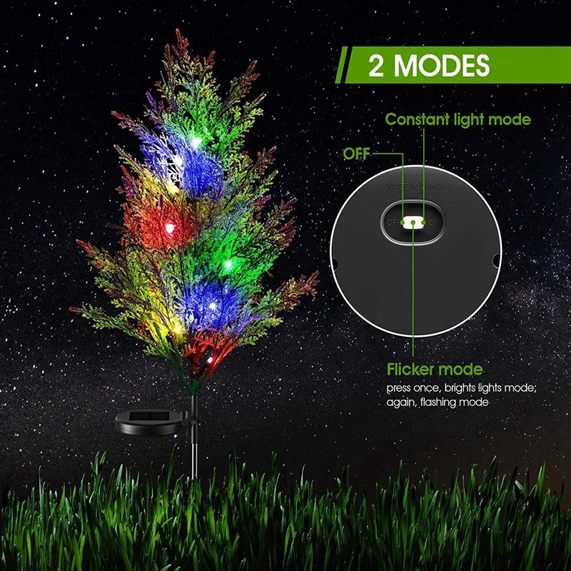 6 Pack Solar Garden Tree Lights,Multi-Color Solar Lights Outdoor for Patio, Garden, Yard Decoration Lights
6 Pack Solar Garden Tree Lights,Multi-Color Solar Lights Outdoor for Patio, Garden, Yard Decoration Lights