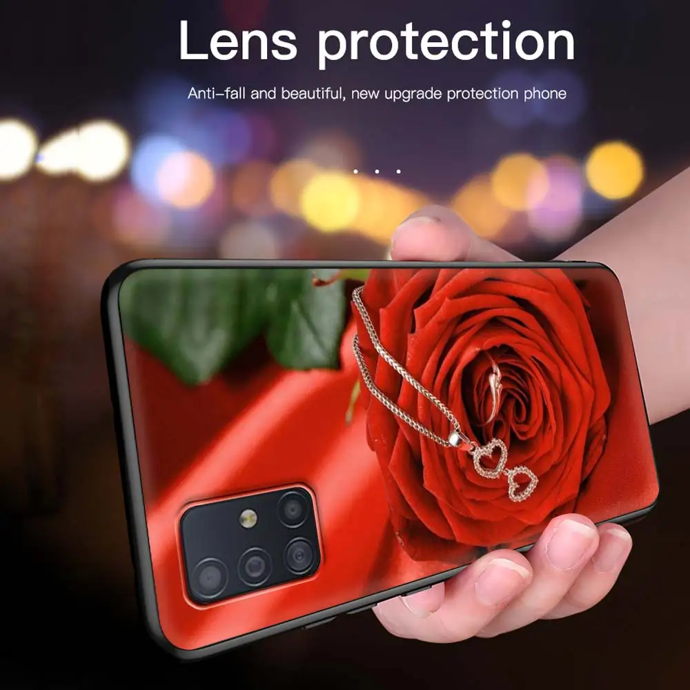 Bright Red Roses Flowers Case For Samsung Galaxy A51 A71 A21s A31 M31 A12 A41 A11 A42 5G M51 M30s Casos Black Soft Phone Fundas 
Bright Red Roses Flowers Case For Samsung Galaxy A51 A71 A21s A31 M31 A12 A41 A11 A42 5G M51 M30s Casos Black Soft Phone Fundas