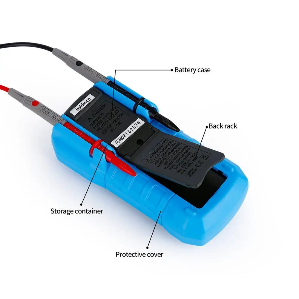 ADM01 Auto Ranging Digital Multimeter DMM DC AC Voltage Current HZ Meter Frequency Tester Diode Continuity Test 
ADM01 Auto Ranging Digital Multimeter DMM DC AC Voltage Current HZ Meter Frequency Tester Diode Continuity Test