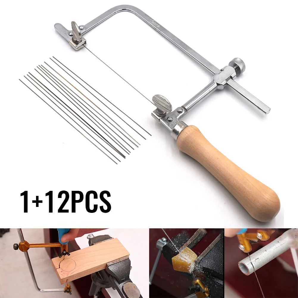 Mini Saw Bow 12 Saw Blades Steel Professional Adjustable Hand Saw For Wood Jewelry Tool Cutting Kit DIY Woodworking Tools Saws
Mini Saw Bow 12 Saw Blades Steel Professional Adjustable Hand Saw For Wood Jewelry Tool Cutting Kit DIY Woodworking Tools Saws