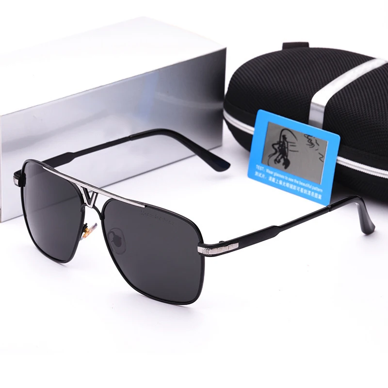 Luxury Brand Designer Mercede Sunglasses Men Polarized Driving Mirror UV400 Metal Square Vintage Sun Glasses Oculos De Sol 70023
Luxury Brand Designer Mercede Sunglasses Men Polarized Driving Mirror UV400 Metal Square Vintage Sun Glasses Oculos De Sol 70023