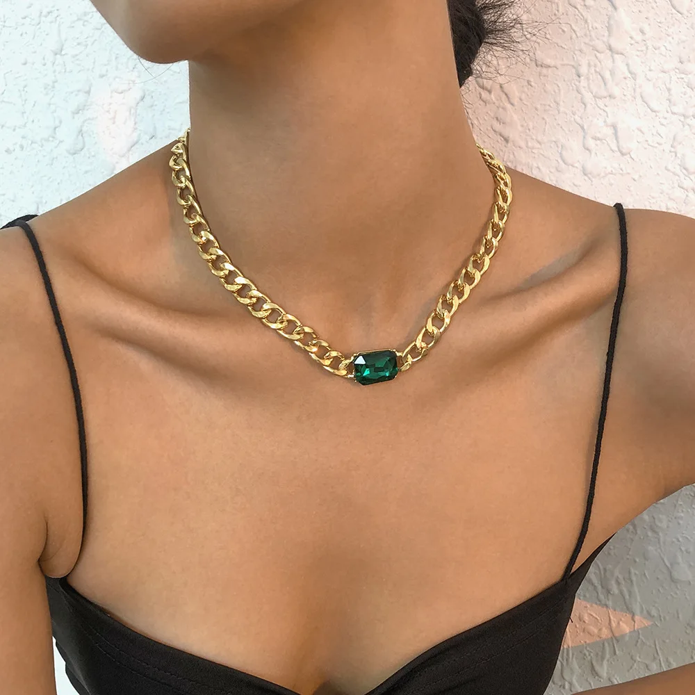 2021new Chain Necklace Female Exaggerated Cubana Necklaces Jewelry Punk Style Fashion Simple Design Sense Necklace
2021new Chain Necklace Female Exaggerated Cubana Necklaces Jewelry Punk Style Fashion Simple Design Sense Necklace