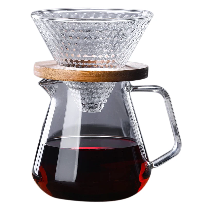 V60 Pour over Carafe Drip Coffee Pot 500Ml Glass Range Tea Maker Coffee Kettle Brewer Barista Percolator Clear Filter 
V60 Pour over Carafe Drip Coffee Pot 500Ml Glass Range Tea Maker Coffee Kettle Brewer Barista Percolator Clear Filter